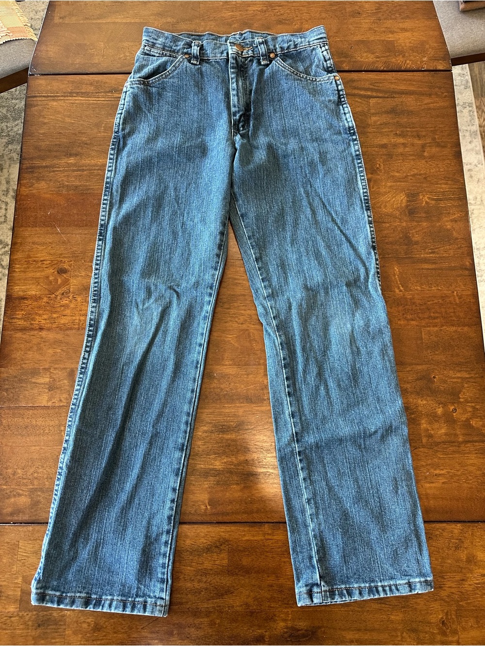 Wrangler Boy's Straight Leg Jeans 14 Slim